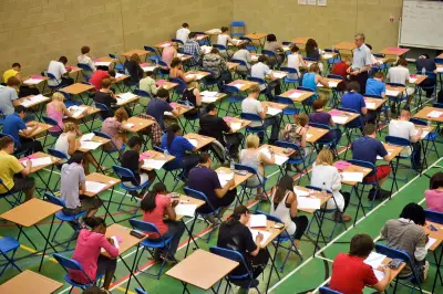 Students receive A-level results amid Neet crisis