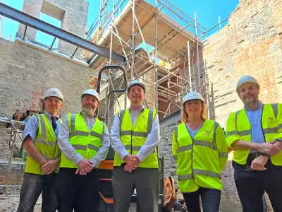 Swansea's historic copperworks lab building nears completion
