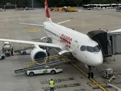 Swiss Air flight freebies: water and chocolate on £54 trip