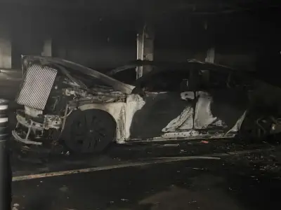 Tesco car park fire: Glasgow store evacuated as car destroyed