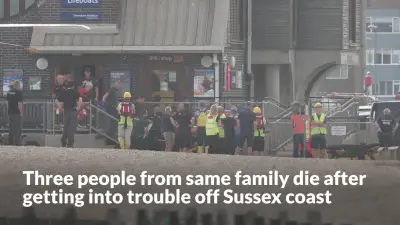 Three family members die in Shoreham sea tragedy, girl critical