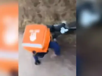 TikTok clips show delivery drivers pushed off bikes in Glasgow attacks
