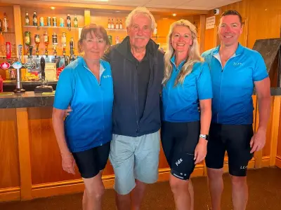 Trio cycles from Paris to Burry Port in memory of friend