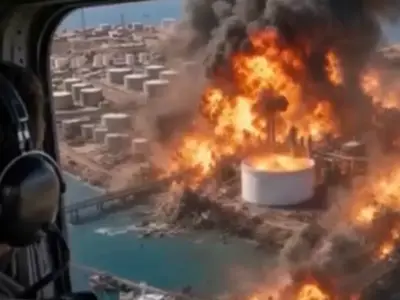 Trump posts AI video of Iran's Kharg Island 'being blown to smithereens'