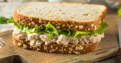 Tuna mayo upgrade: swap mayo for tahini for creamier, tastier result