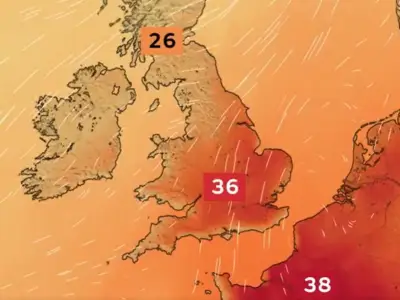 UK heatwave: Met Office warns of 'extremely hot' 36C spell
