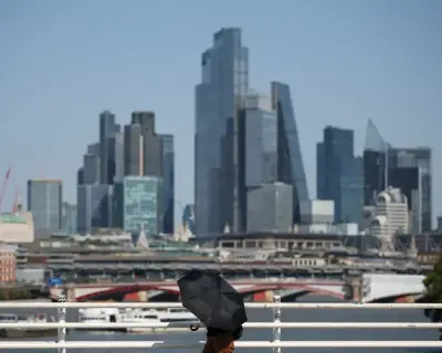 UK records hottest day of year as fifth heatwave peaks at 38.1C