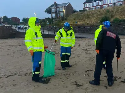 Warning Issued After Toxic Palm Oil Lumps Wash Up on Wirral Beach