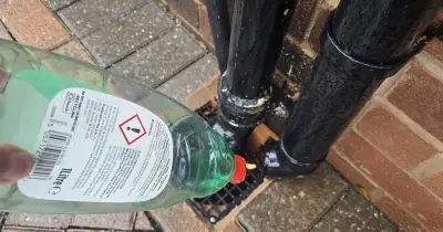 Washing Up Liquid Trick to Unblock Kitchen Drains