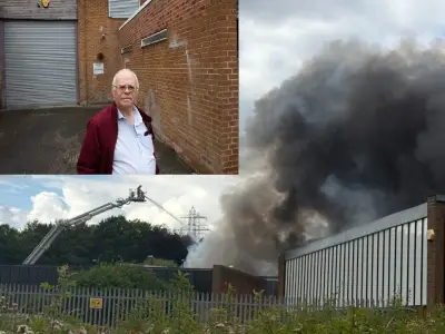 Washington factory blaze leaves NHS supplier with unstable wall