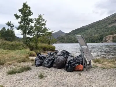 Welsh beauty spot 'scarred' by aggressive illegal campers