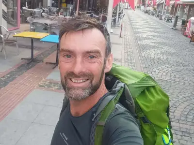 Welsh walker's wolf encounter on 3,000-mile trek to Istanbul