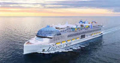 World's largest cruise ship's terrifying 154ft drop challenge
