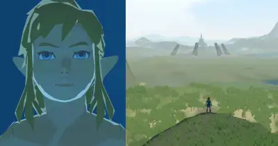 Zelda Breath of the Wild demade for 3DS in fan project