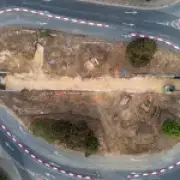 11 skeletons found buried in Peterborough roundabout