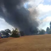 125 firefighters battle huge Mitcham blaze in south London