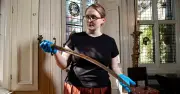 200-year-old 'Excalibur' sword found in drought-hit castle lake