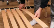 35p soap hack to stop a squeaky bed - no drill needed