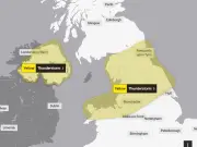 40 UK Areas Under Thunderstorm Warning as Flash Flooding Possible