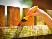 46p Sponge Hack Paints Garden Fences in Minutes