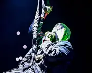 A$AP Rocky review – arena spectacular with helicopters but little sense of direction