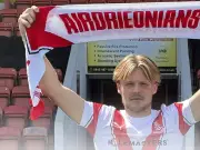 Airdrie sign Lewis Gibson from Raith Rovers as Rankin hits out at striker stockpiling