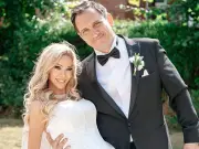Alicia Douvall marries David Anstiss in fairytale Hertfordshire wedding