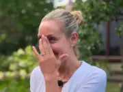 Amy Dowden in tears on Celebrity Hunted over motherhood fears