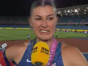 Amy Hunt 'fed up' of silvers after European 100m gold win