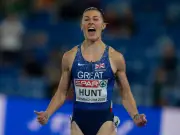 Amy Hunt hails 'coming of age' moment with European 100m gold