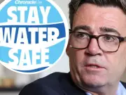 Andy Burnham warns of open water swimming dangers during North East visit