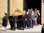 Ann Widdecombe's funeral held at Buckfast Abbey in Devon