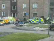Armed police evacuate Aberdeen homes after van hit-and-run