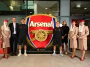 Arsenal Crest Made from Used Plane Parts Marks 20 Years with Emirates
