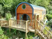 Award-winning dog-friendly lodge with beach access in Wales