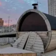 Beachfront sauna approved despite 'sweaty people' sea concern