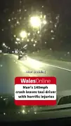 BMW driver who hit taxi at 141mph jailed