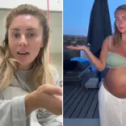 Bonnie Blue back to work days after giving birth via C-section