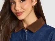 boohoo's Denim Barn Jacket reduced by 73% in autumn sale