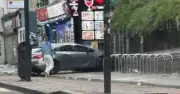 Bristol car mounts pavement: Three injured in Stokes Croft incident