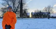 Buddhist monk attacked by balaclava-clad youths on e-bike