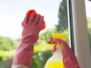 Butter knife and cloth trick to get grimy windows sparkling