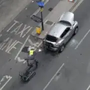 Car blown up in central London after being left outside King's Cross station