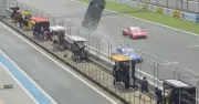 Car Flies Into Air in Horror Super GT Crash at Fuji Speedway