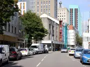 Car hits two pedestrians in Swansea city centre; woman hospitalised