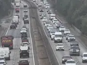 Cardiff A4232 queues after broken down vehicle closes lane