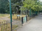 Cardiff residents angry as football club blocks park path