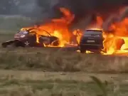 Cars torched at balloon memorial amid Middlesbrough gang fears