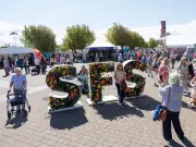 Celebrities join crowds at Southport Flower Show's second day