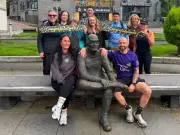 Charity hiker proposes to partner after West Highland Way walk in honour of her late son